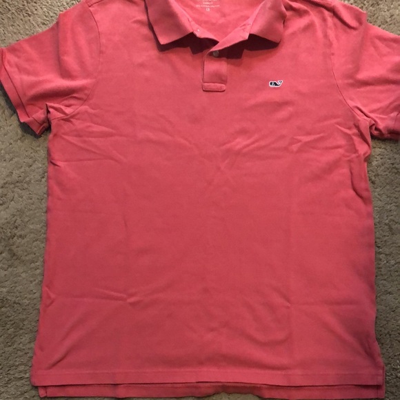 100% Cotton Polo Vineyard Vines Nantucket Red Medium Men’s Classic Fit - Picture 3 of 5